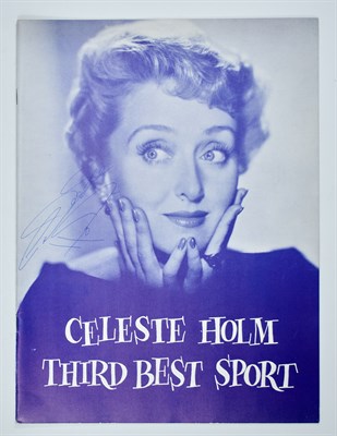 Lot 2146 - CELESTE HOLM Four massive scrapbooks...