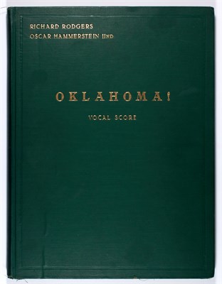 Lot 12 - OKLAHOMA! Celeste Holm's vocal score for...
