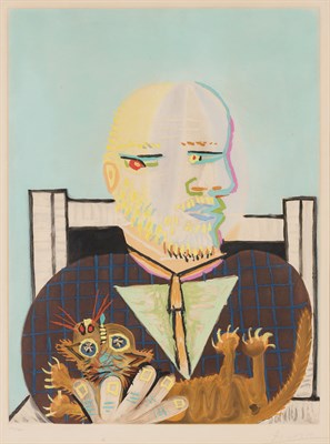 Lot 161 - After Pablo Picasso VOLLARD ET SON CHAT Color...