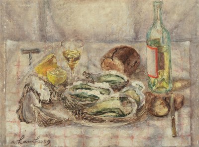 Lot 31 - Andre Hambourg French, 1909-1999 La Table aux...