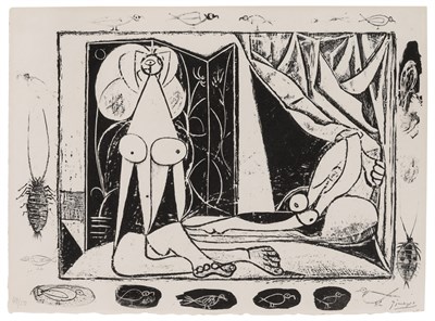 Lot 140 - Pablo Picasso (1881-1973) LES DEUX FEMMES NUES...