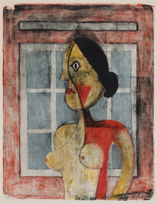 Lot 185 - Rufino Tamayo (1899-1991) PORTRAIT DE FEMME...