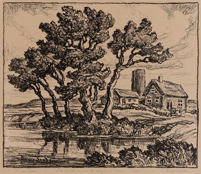 Lot 179 - Birger Sandzen (1871-1954) KANSAS FARM...