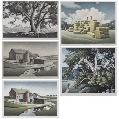 Lot 110 - Roger Medearis (1920-2001) NATIVE OAK;...