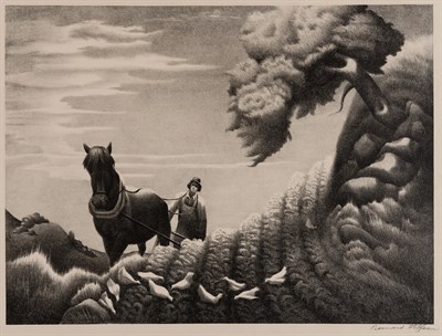 Lot 181 - Bernard Steffan (1907-1980) UPLAND Lithograph,...