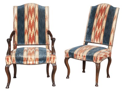 Lot 403 - Assembled Set of Six Louis XV Style...