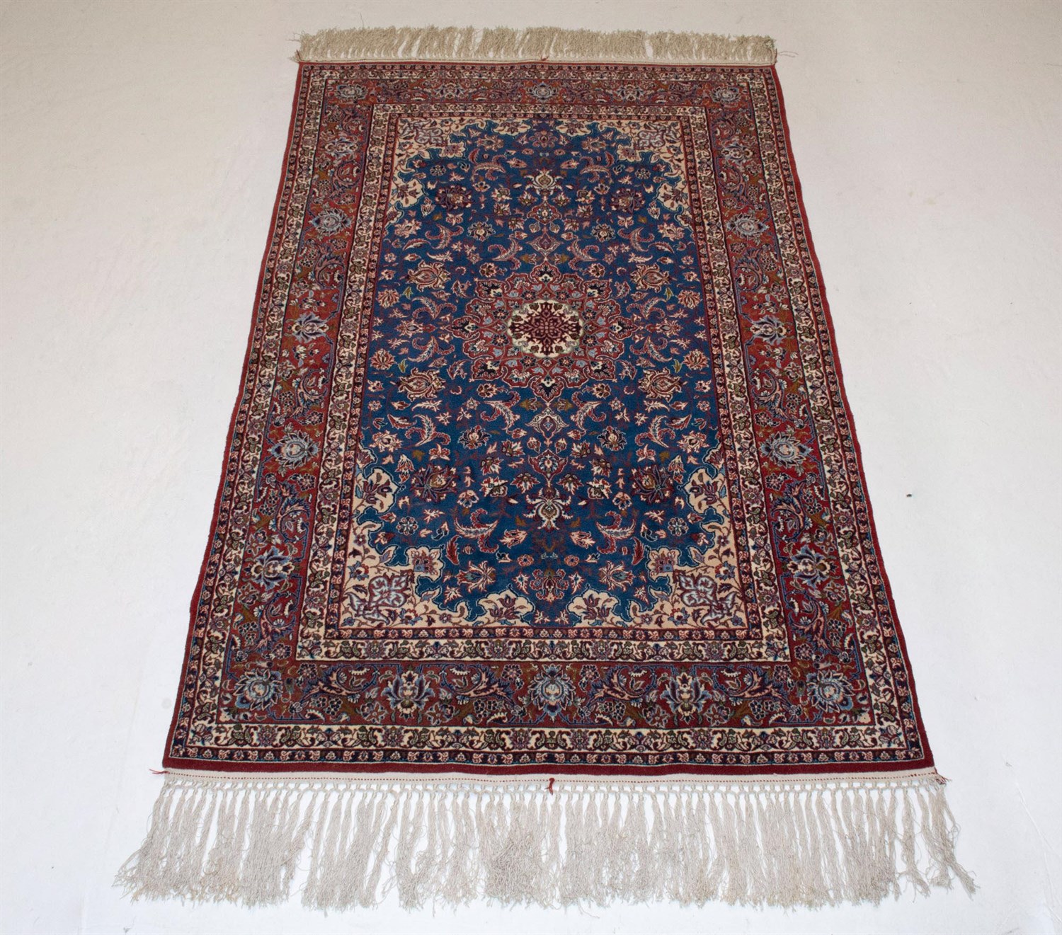 Lot 430 - Silk Warp Isfahan Rug