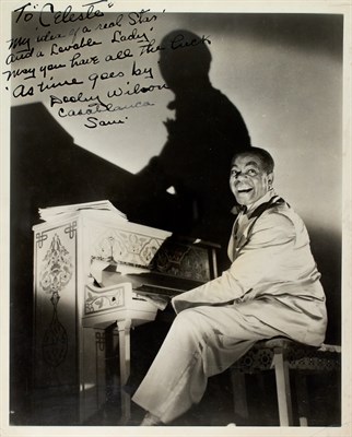 Lot 20 - WILSON, DOOLEY Fine inscribed photograph to...