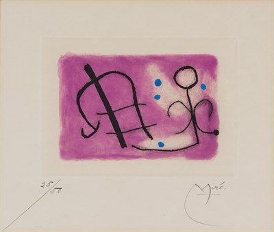 Lot 116 - Joan Miró (1893-1983) FUSÉES (DUPIN 257; SEE...