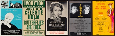 Lot 2160 - [THEATER BILLS] Group of ten framed theater...