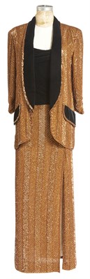 Lot 74 - CAROL BURNETT Bob Mackie beaded and velvet...