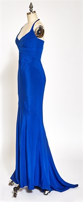 Lot 95 - TINA FEY Narciso Rodriguez blue dress worn to...