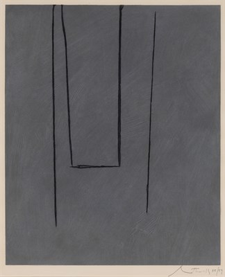 Lot 131 - Robert Motherwell (1915-1991) SLATE GRAY...