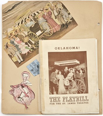 Lot 14 - OKLAHOMA! Fan made scrapbook of the original...