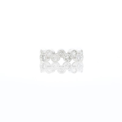 Lot 2145 - White Gold and Diamond Ring