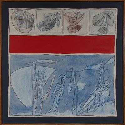 Lot 1048 - Achille Perilli Italian, b. 1927 L'Europa...