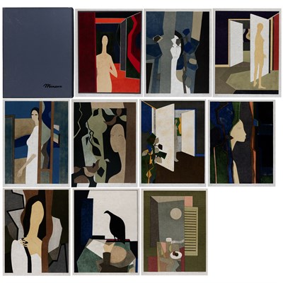 Lot 114 - André Minaux (1923-1986) HÉLÈNE Ten color...