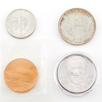 Lot 1048 - United States Coin Group Mixed lot of silver...