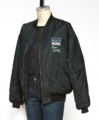 Lot 86 - BRYAN CRANSTON Signed bomber jacket from HBO's...