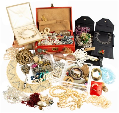 Lot 2180 - Group of Costume Jewelry and Accessories