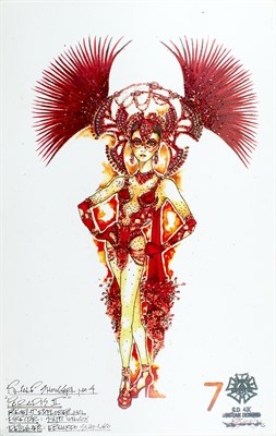 Lot 164 - EDUARDO SICANGCO Two Embellished Showgirl...