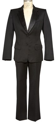 Lot 143 - SUSAN STROMAN Yves Saint Laurent black wool...