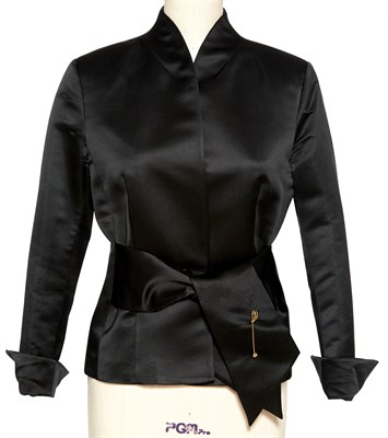 Lot 145 - SUSAN STROMAN Douglas Hannant black silk...
