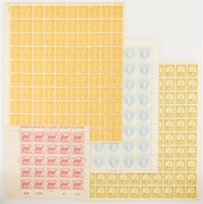 Lot 1074 - United States Mint Sheets Selection of better...