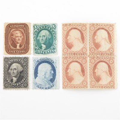 Lot 1061 - 1857-61 Perforated Issue Selection of Unused...