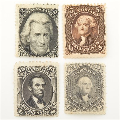 Lot 1064 - United States 1861-66 Issue Group of four...