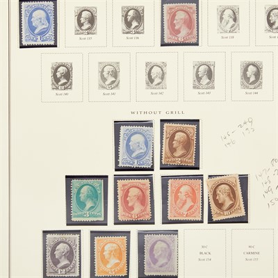 Lot 1067 - United States Bank Note Issues, Scott 145...
