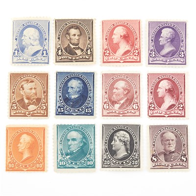 Lot 1068 - United States 1890-93 Scott 219-229 Unused set...