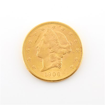 Lot 1026 - United States 1906-S Gold Double Eagle...