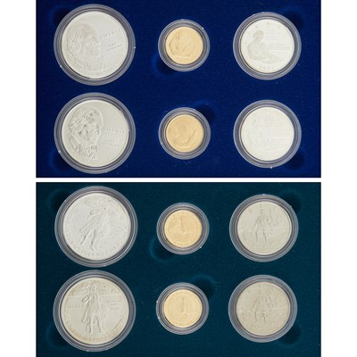 Lot 1038 - United States Six Piece Commemorative Sets...