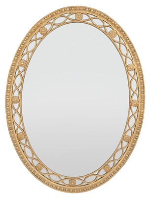 Lot 217 - George III Style Giltwood Mirror Height 5 feet,...