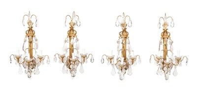 Lot 395 - Set of Four Continental Neoclassical Style...