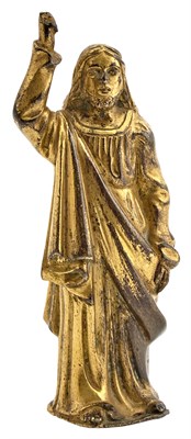 Lot 564 - Italian Gilt-Bronze Figure of Christ in Benediction