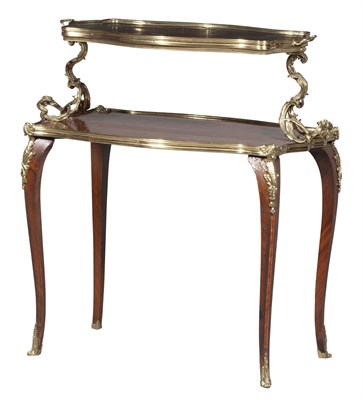 Lot 196 - Louis XV Style Gilt Metal Mounted Walnut,...