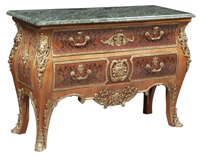 Lot 194 - Régence Style Gilt Metal-Mounted Tulipwood and...