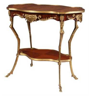 Lot 212 - Louis XVI Style Gilt Metal Mounted Walnut and...