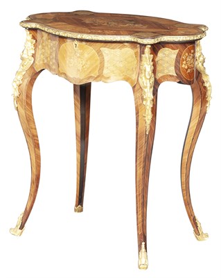 Lot 199 - Louis XV Style Gilt-Metal Mounted Tulipwood...