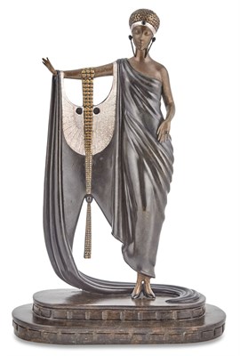 Lot 294 - Erté Patinated Bronze Figure of a Lady Ed. no....