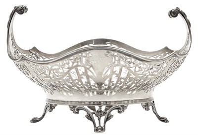 Lot 268 - English Sterling Silver Basket Atkin Bros.,...