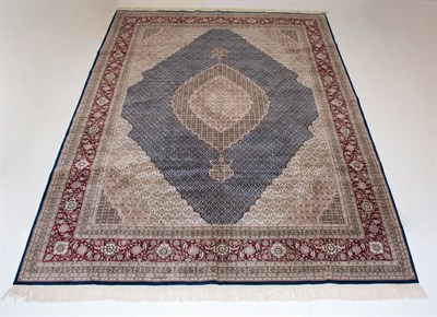 Lot 448 - Silk and Wool Mahi Tabriz-Style Carpet China,...