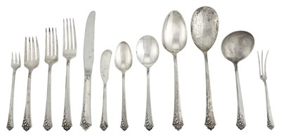 Lot 242 - Heirloom Sterling Silver Damask Rose Pattern...