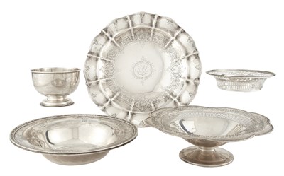 Lot 254 - Group of American Sterling Silver Table...