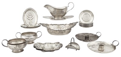 Lot 257 - Group of American Sterling Silver Small Table...