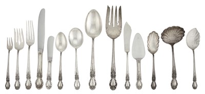 Lot 246 - International Sterling Silver Brocade Pattern...