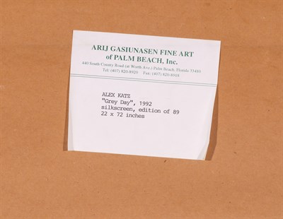 Lot 84 - Alex Katz