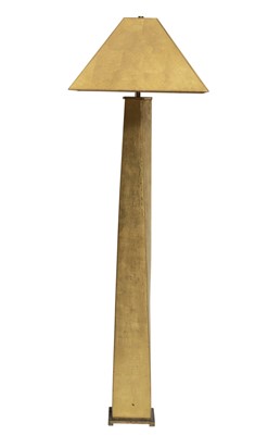 Lot 167 - Karl Springer Gilded JMF Floor Lamp
